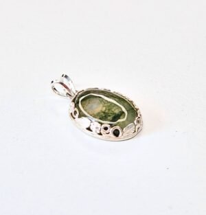 Pendentif Aelwyn Agate Mousse